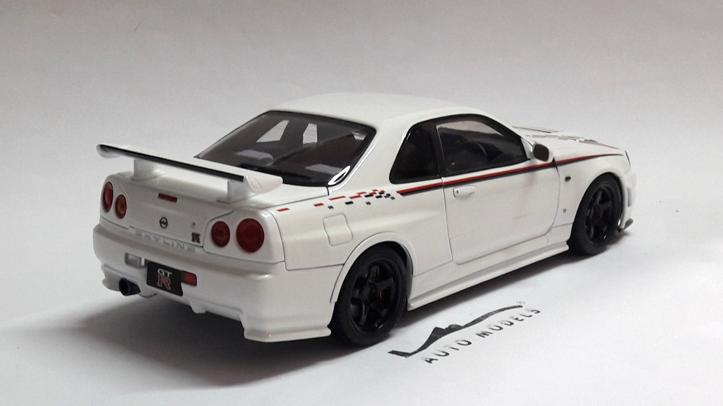 Motorhelix Nissan R34 CRS White