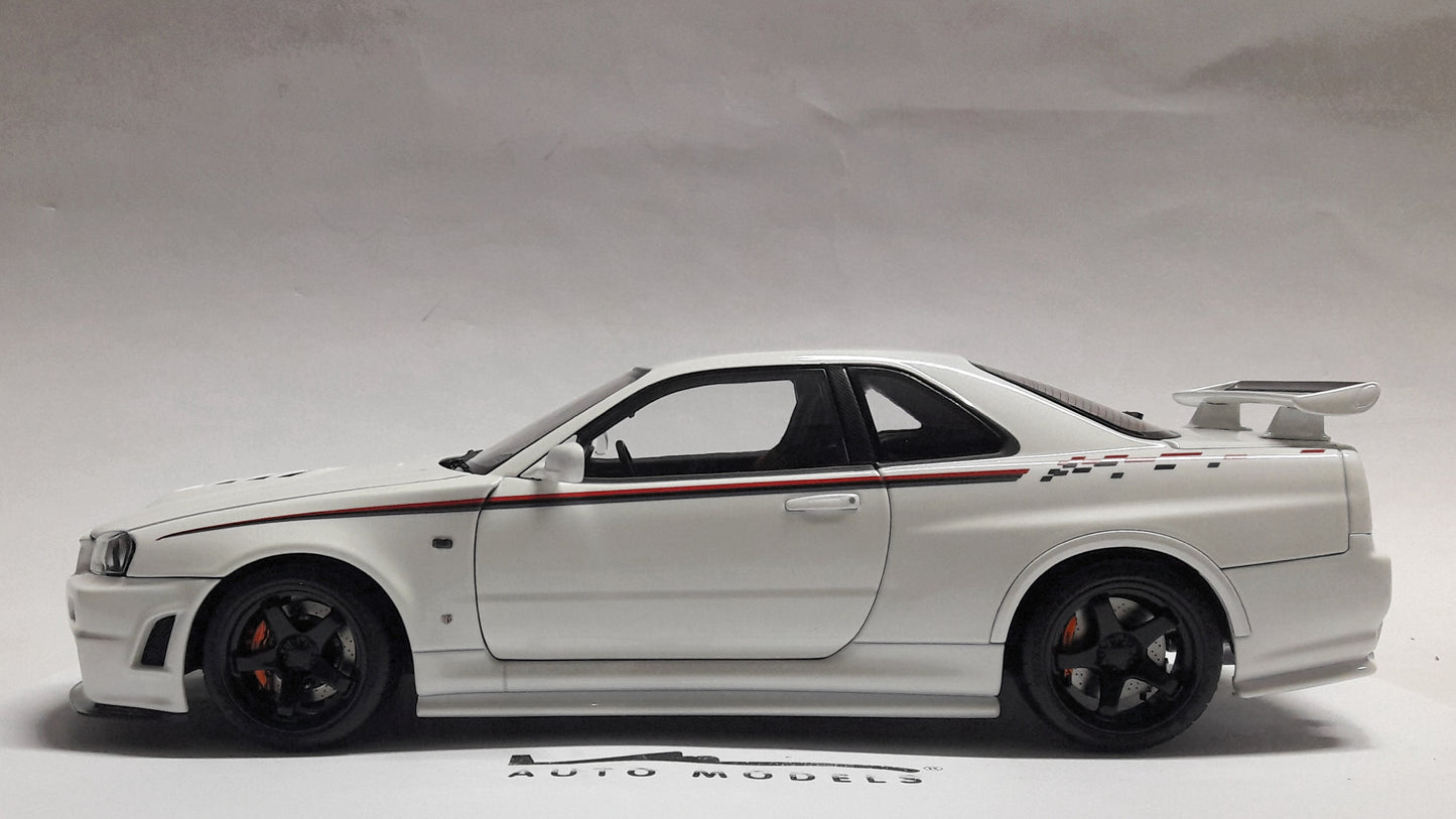 Motorhelix Nissan R34 CRS White