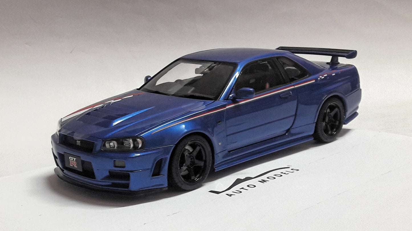 Motorhelix Nissan R34 CRS Blue