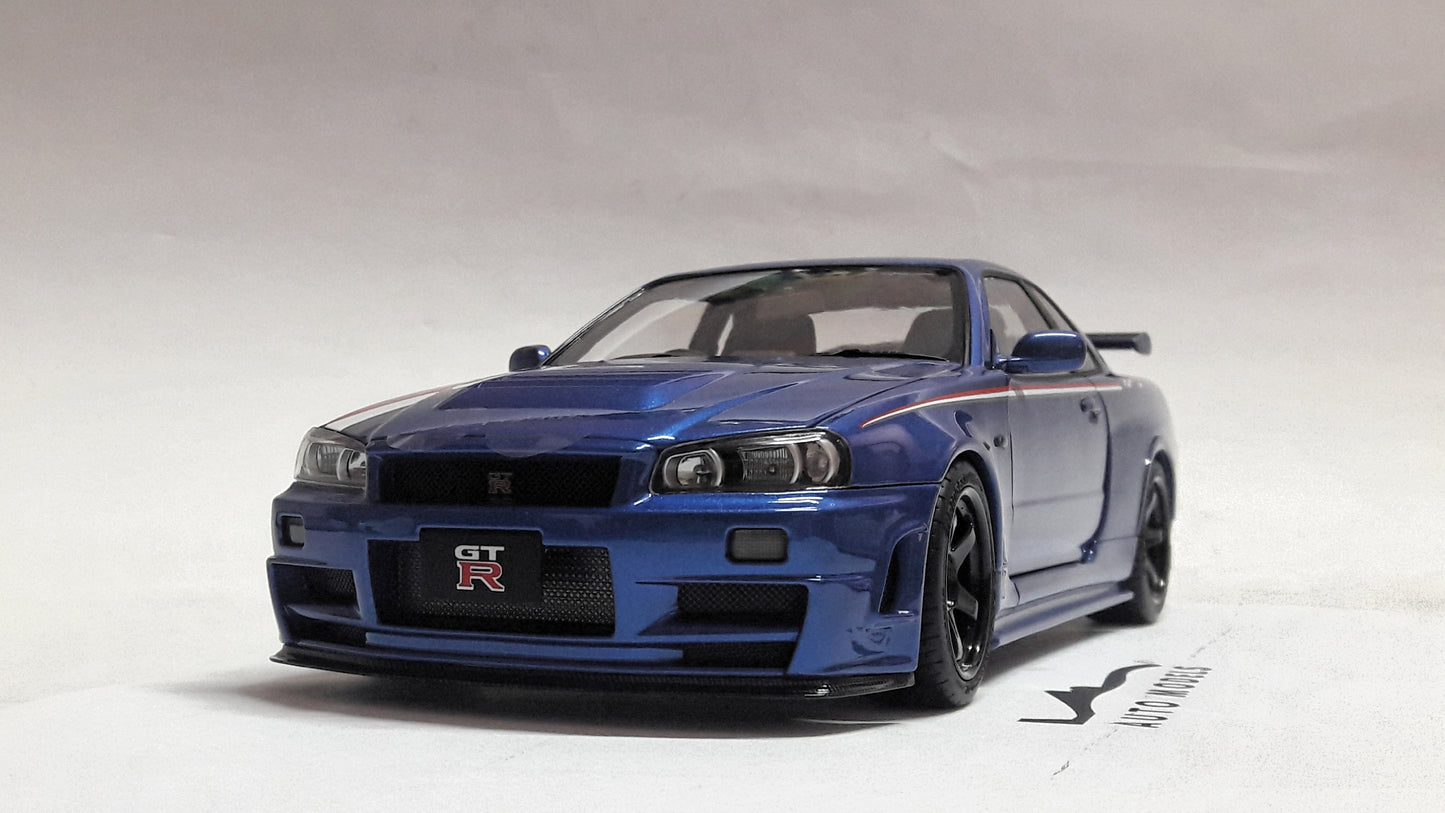 Motorhelix Nissan R34 CRS Blue