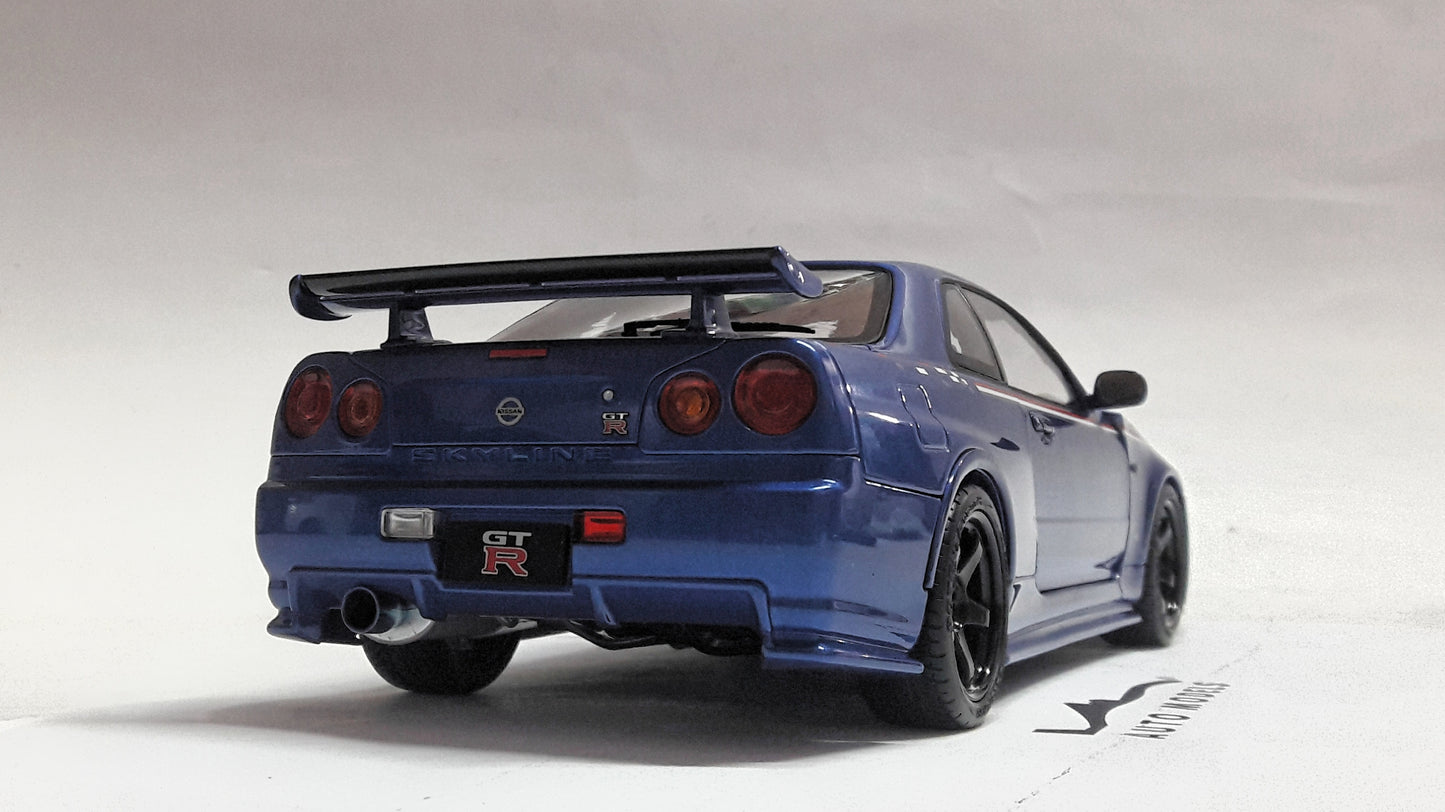 Motorhelix Nissan R34 CRS Blue