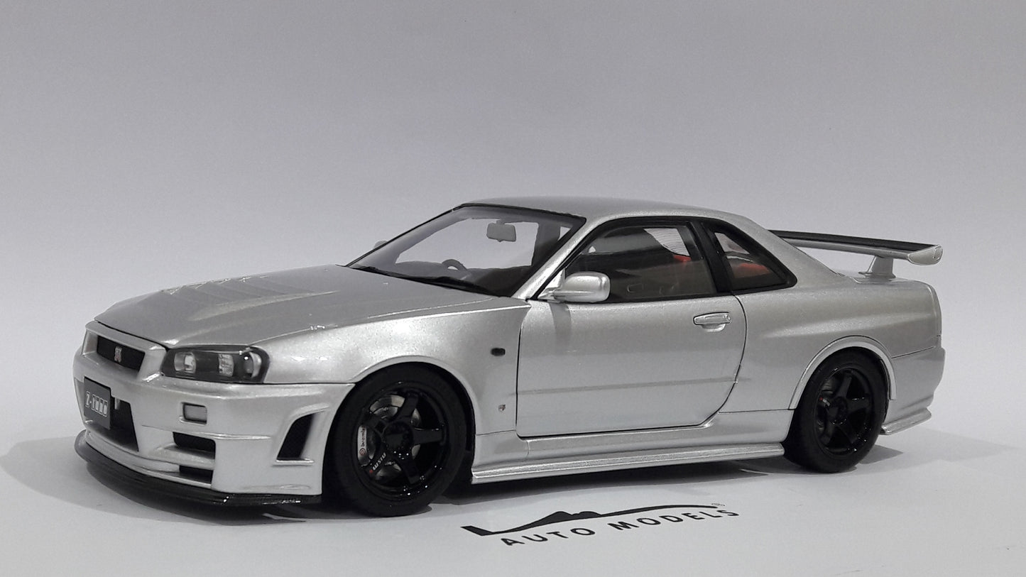 Motorhelix Nissan Skyline GTR R34 Z-Tune Silver