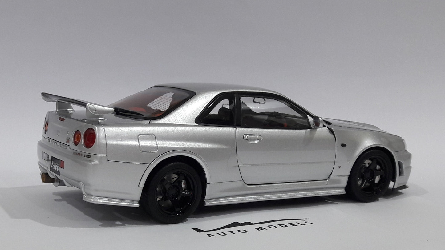 Motorhelix Nissan Skyline GTR R34 Z-Tune Silver