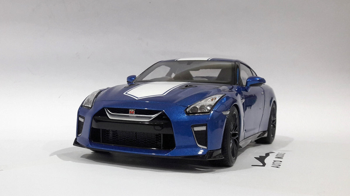 Motor Helix R35 Motorhelix Nissan GTR R35 50th Anniversary Blue – Automodels Indonesia
