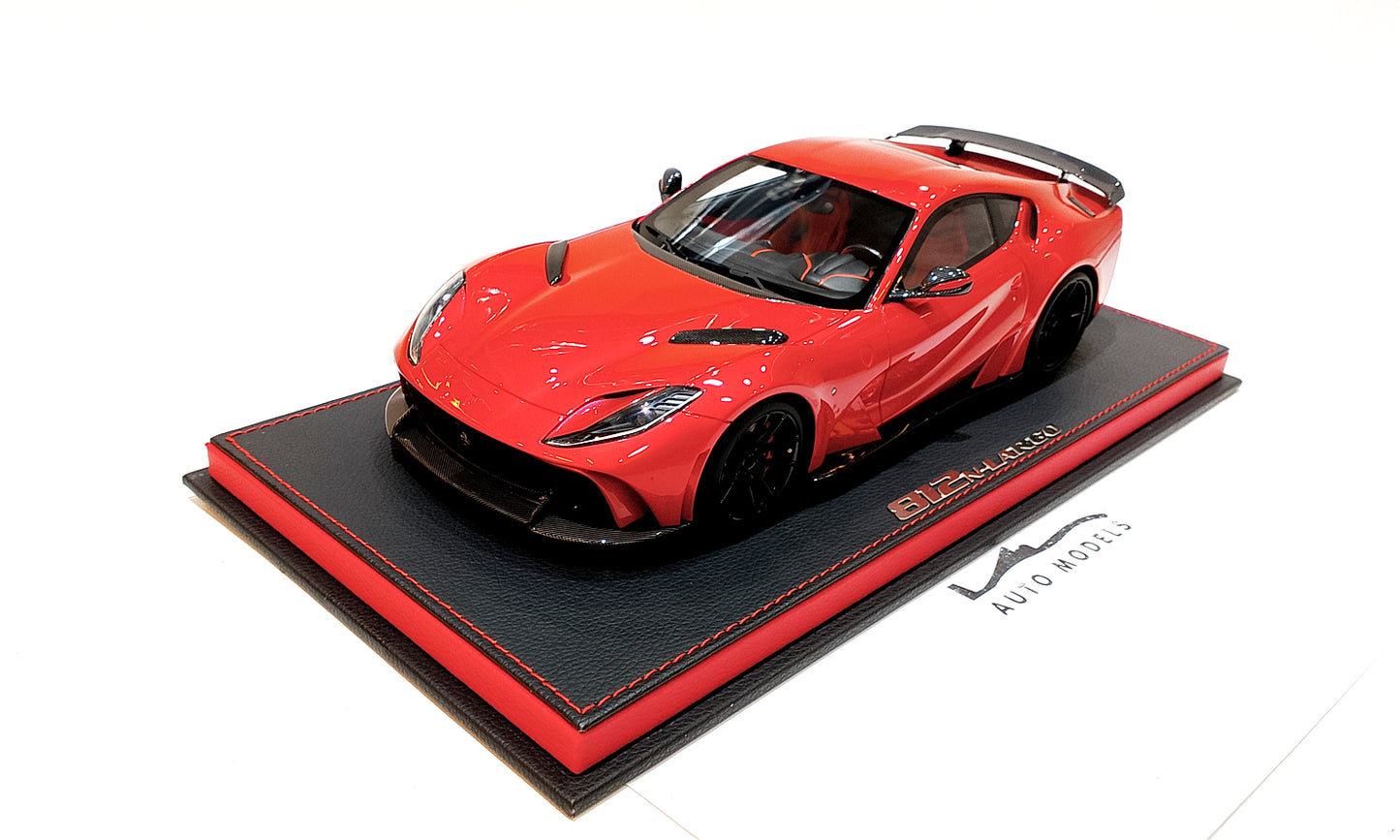 Peako Novitec Ferrari 812 N-Largo F1 Red w/Black Wheels