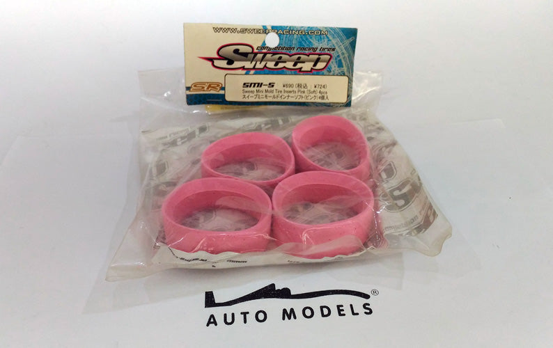 Sweep Racing Minis Mold Tires Insert Pink (Soft) 4pcs