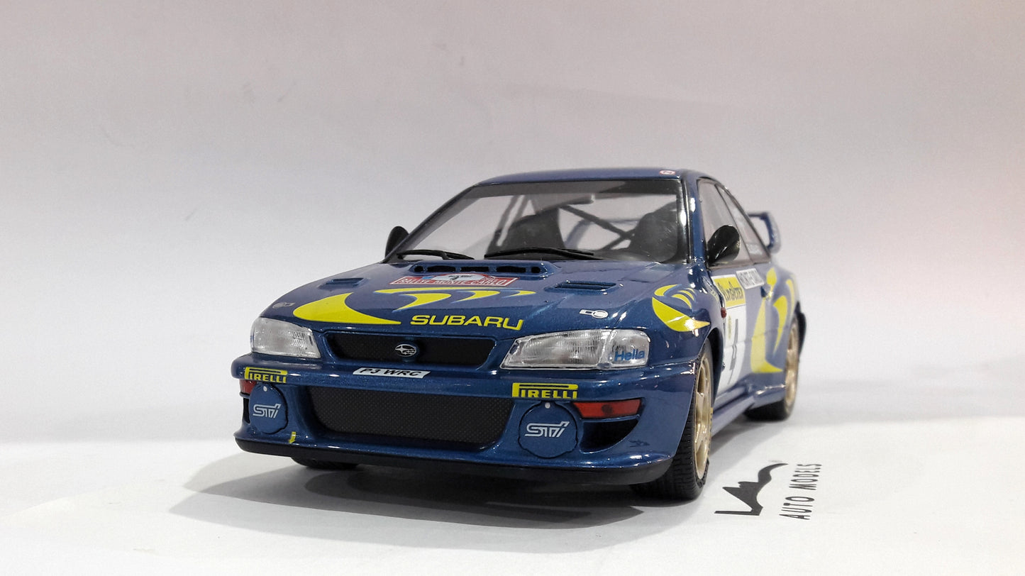 1/18 Solido Subaru Impreza 22B 1997 Rally Monte Carlo P.Liatti Blue