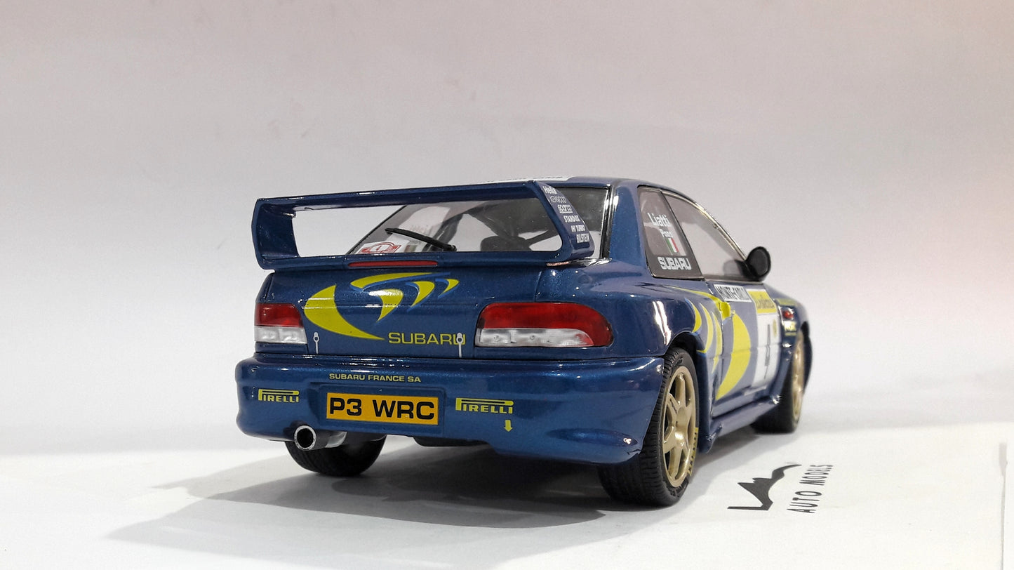 1/18 Solido Subaru Impreza 22B 1997 Rally Monte Carlo P.Liatti Blue