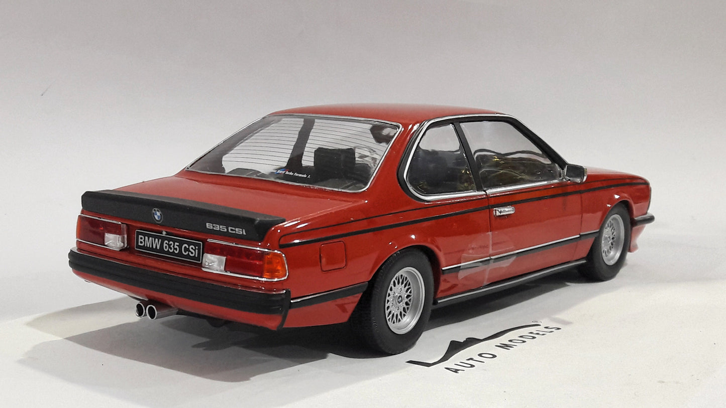 1/18 Solido BMW 635 CSI (E24) Henna Red 1984