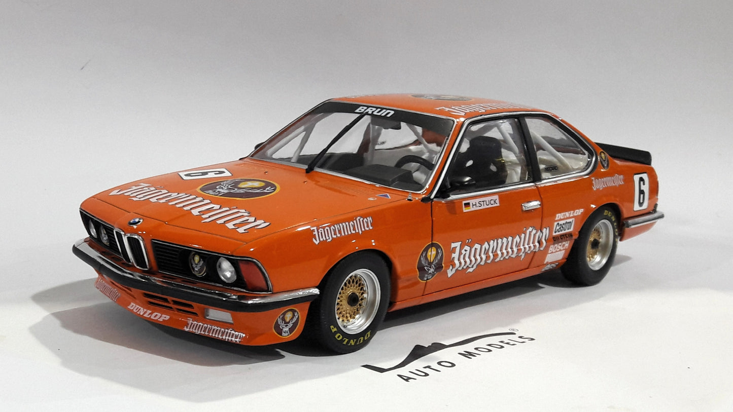 1/18 Solido BMW 635 CSI (E24) 1984 European Touring Car Championship H.Stuck Orange