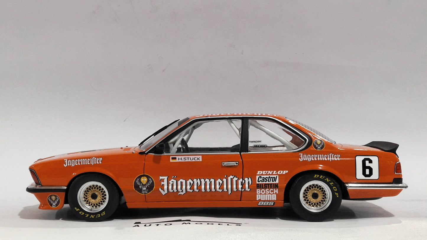 1/18 Solido BMW 635 CSI (E24) 1984 European Touring Car Championship H.Stuck Orange