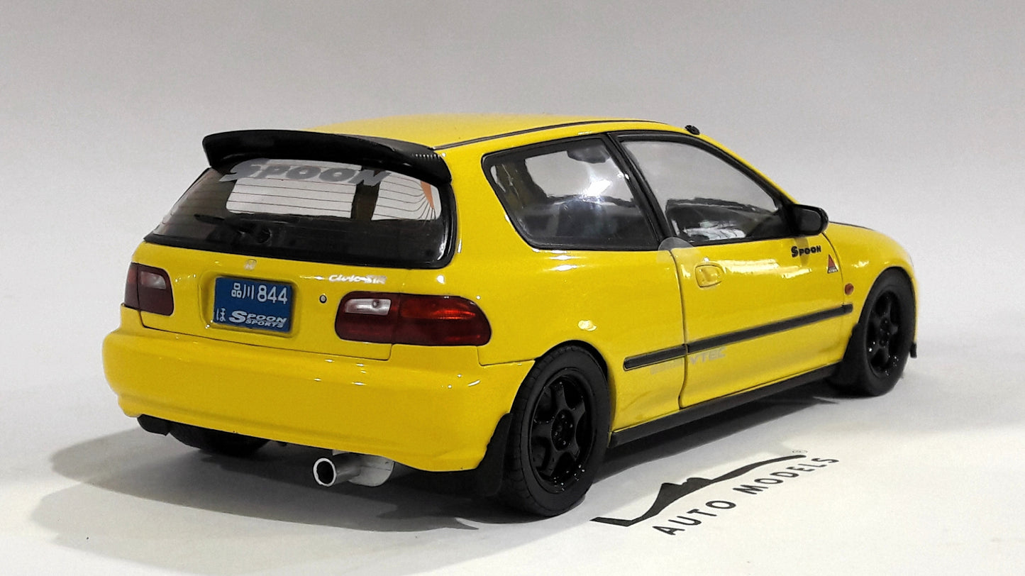 Solido Honda Civic EG6 Spoon Version Yellow Carnival 1991