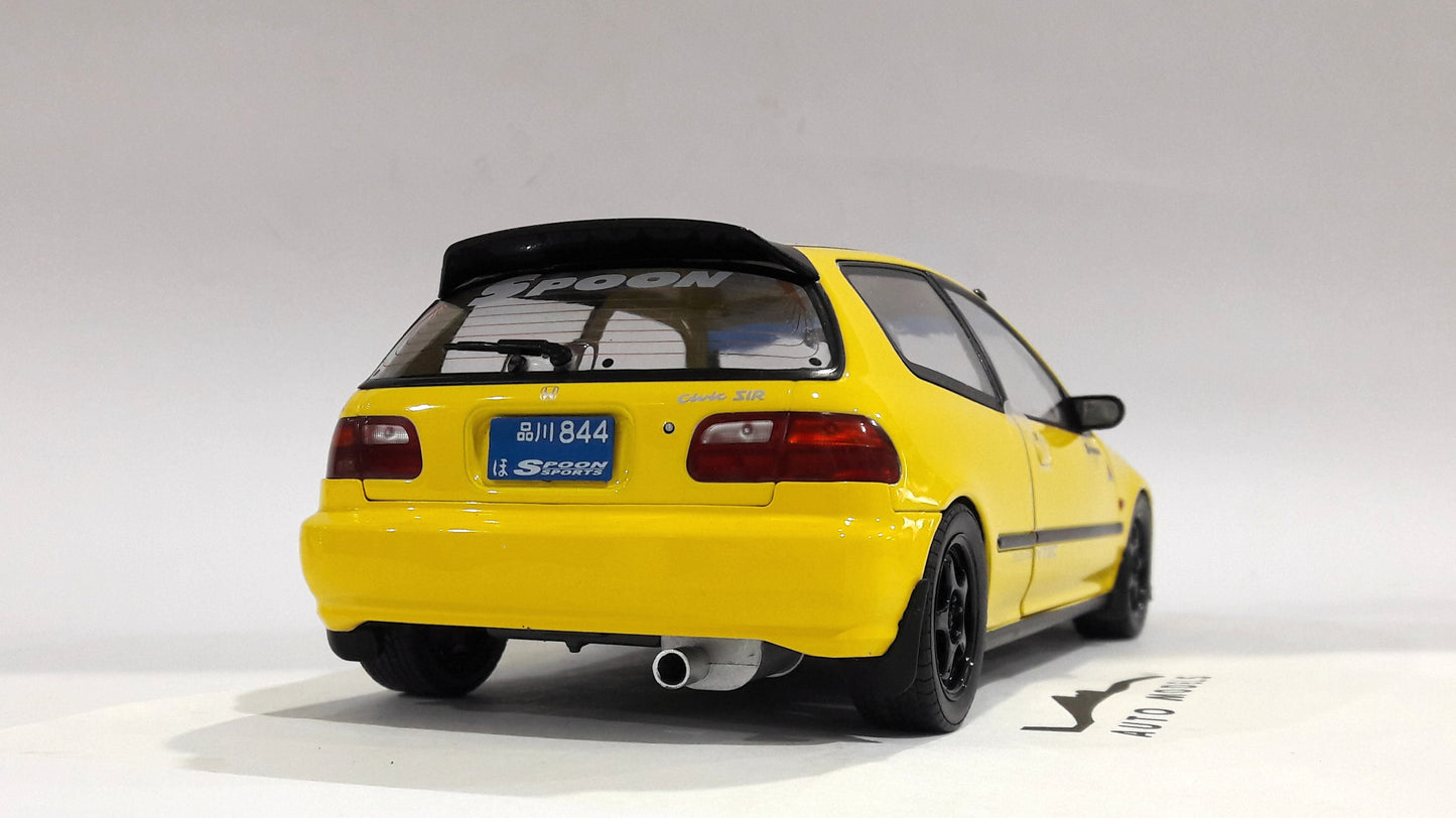 Solido Honda Civic EG6 Spoon Version Yellow Carnival 1991