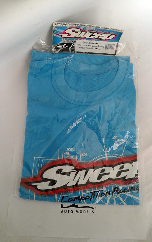 Sweep Racing 100% Cotton-Knit Sweep Racing Onroad-Look Shirt XXXXL Size