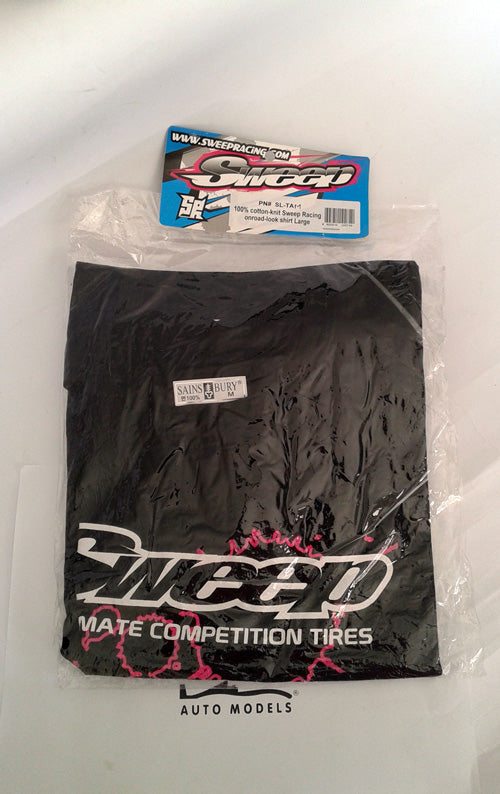 Sweep Racing 100% Cotton-Knit Sweep Racing Logo Shirt M Size