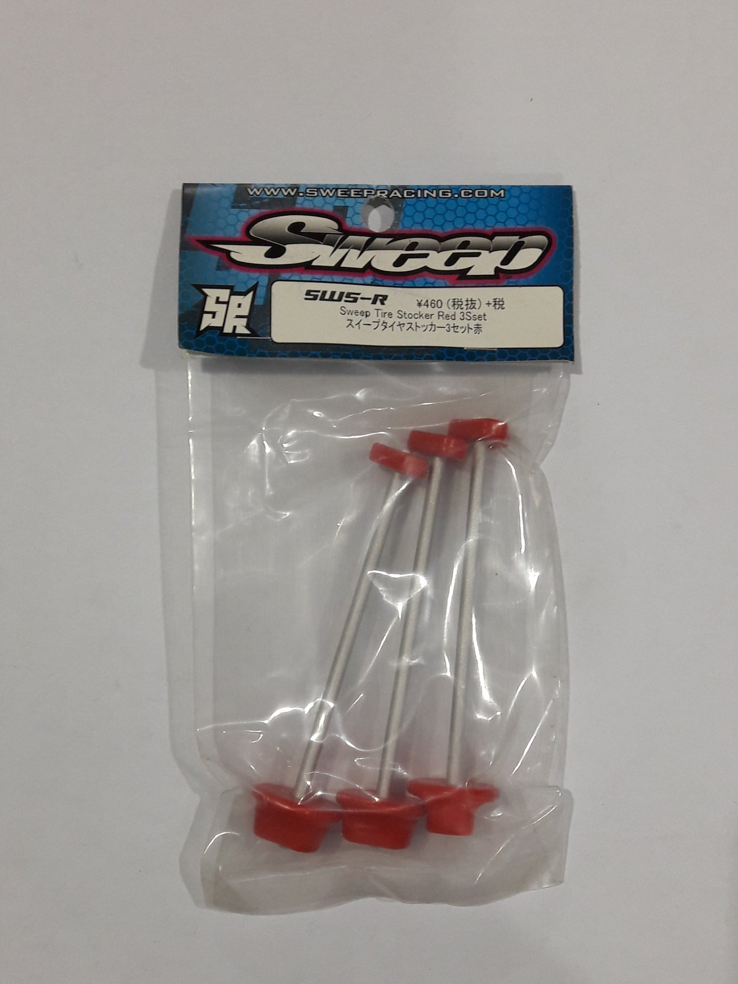 Sweep Racing TIRES STOCKER Red 3 Set