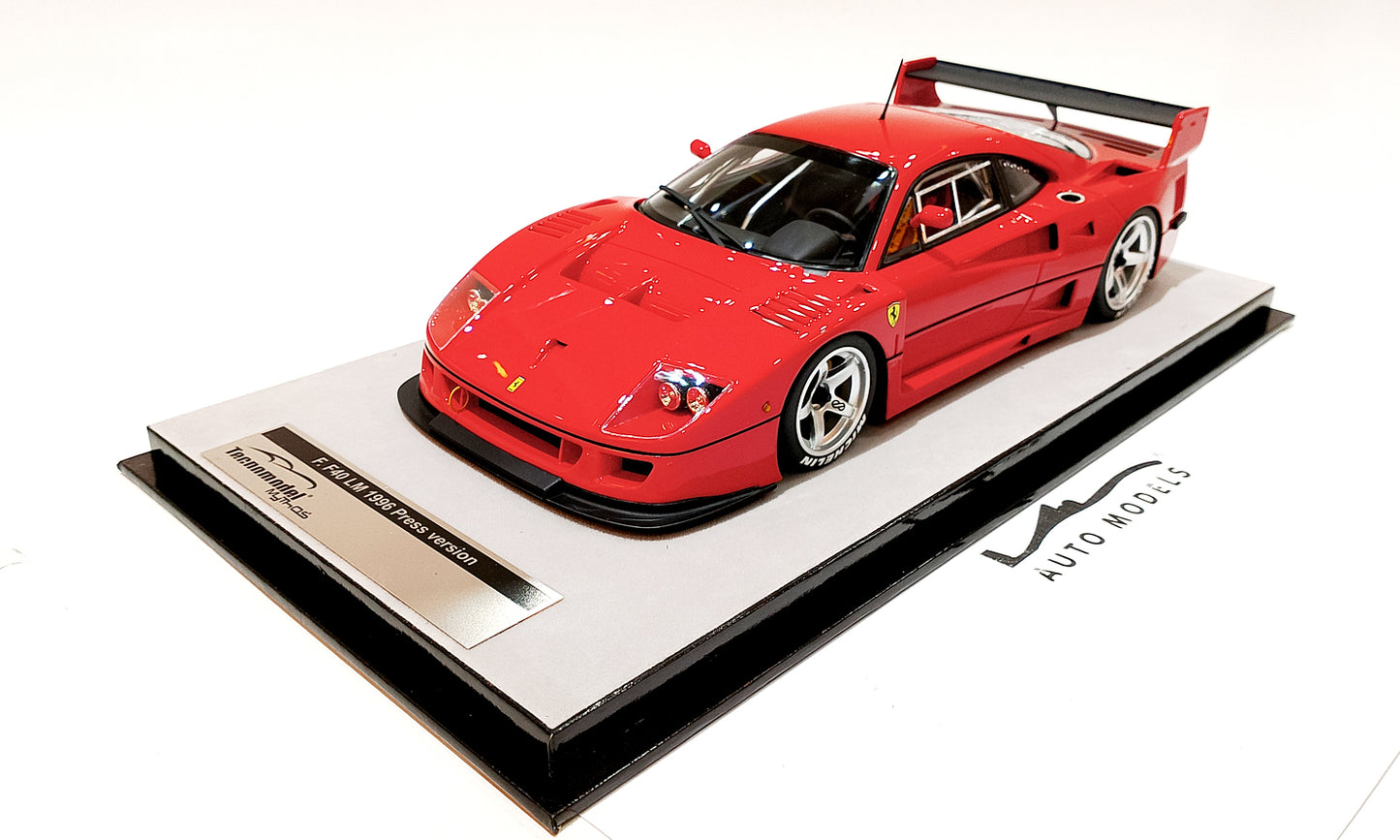 Tecnomodel Ferrari F40 GTE Press 1986 Rosso Corsa