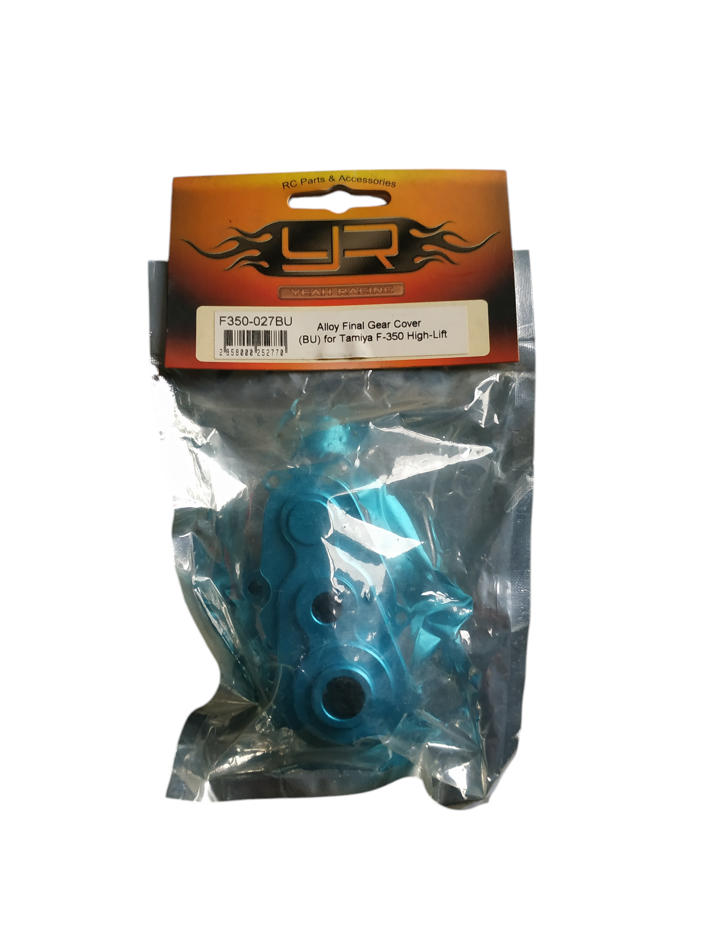 Yeah Racing Alloy Final Gear Cover Blue For Tamiya F350