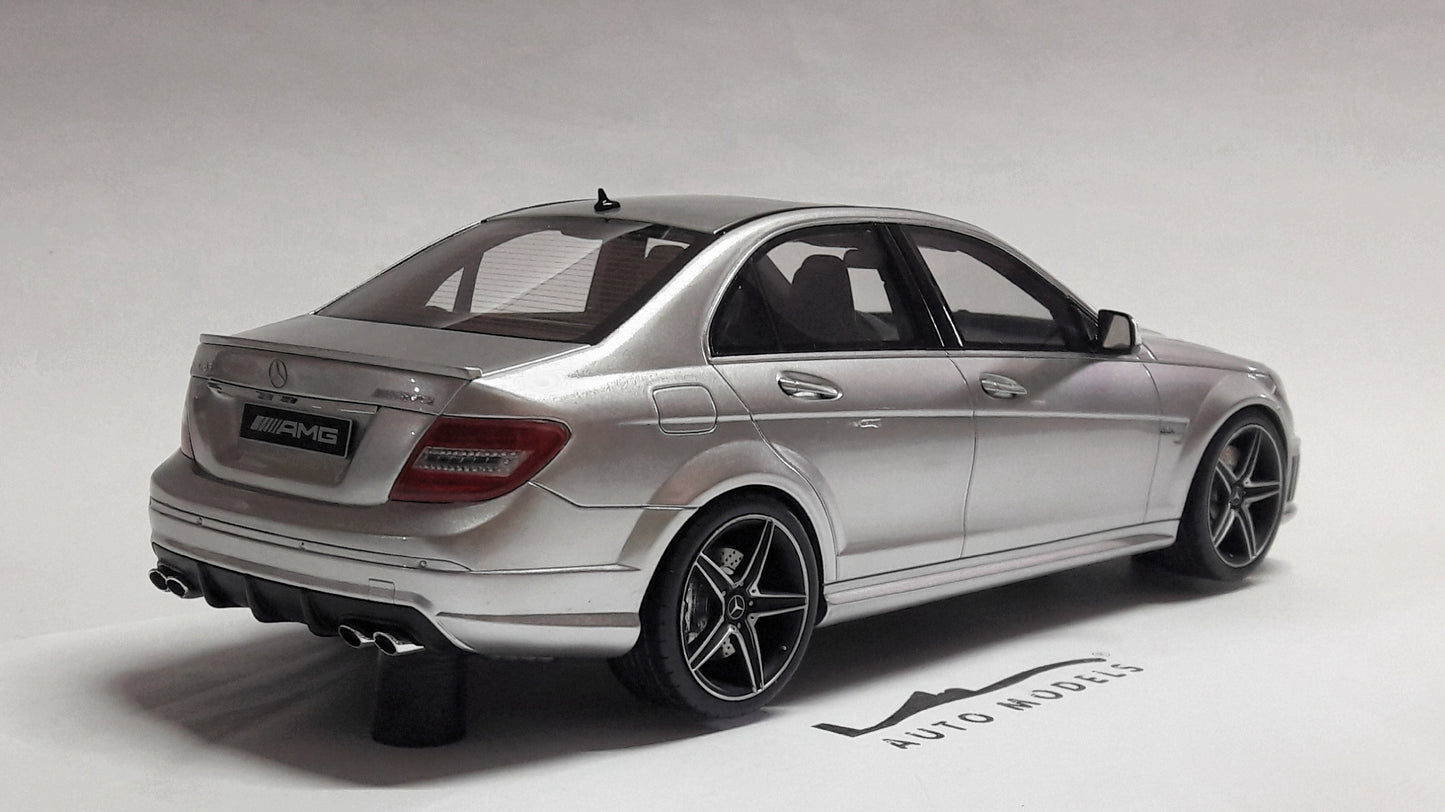 Mercedes Benz C63 AMG Saloon Silver 2007