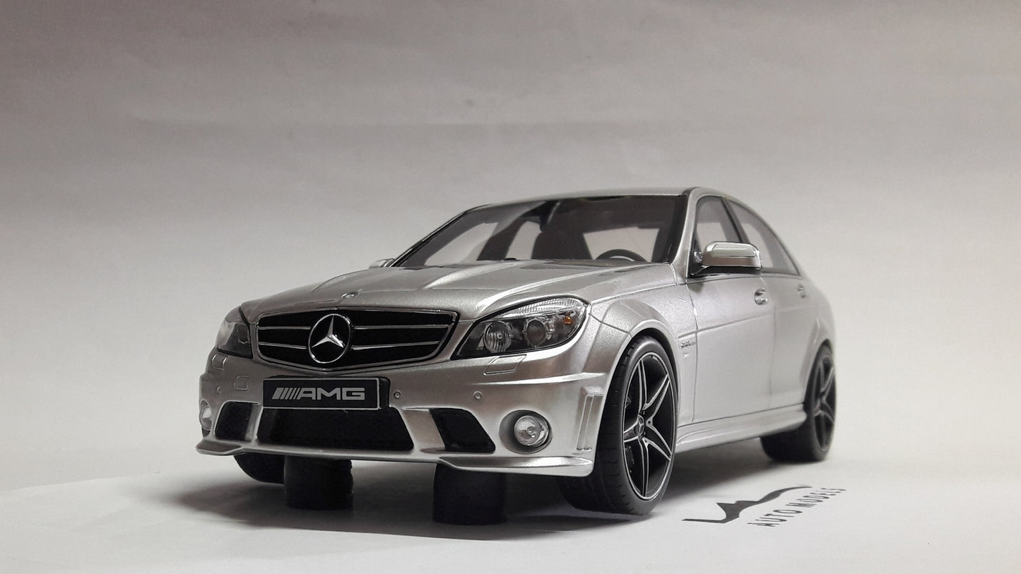 Mercedes Benz C63 AMG Saloon Silver 2007