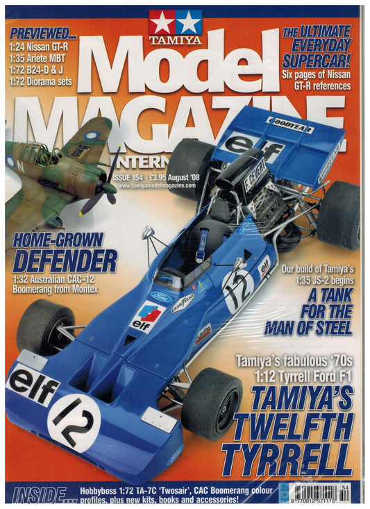 Tamiya Model Magazine August 2008 / Issue 154