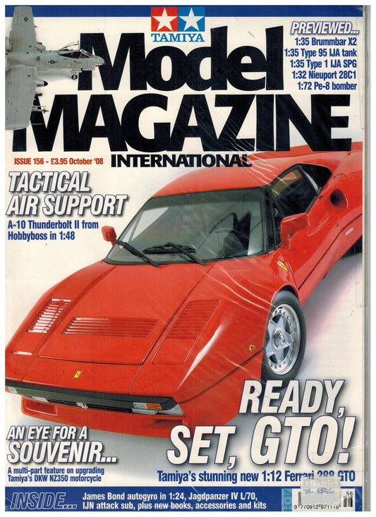 Tamiya Model Magazine October 2008 /  Issue 156