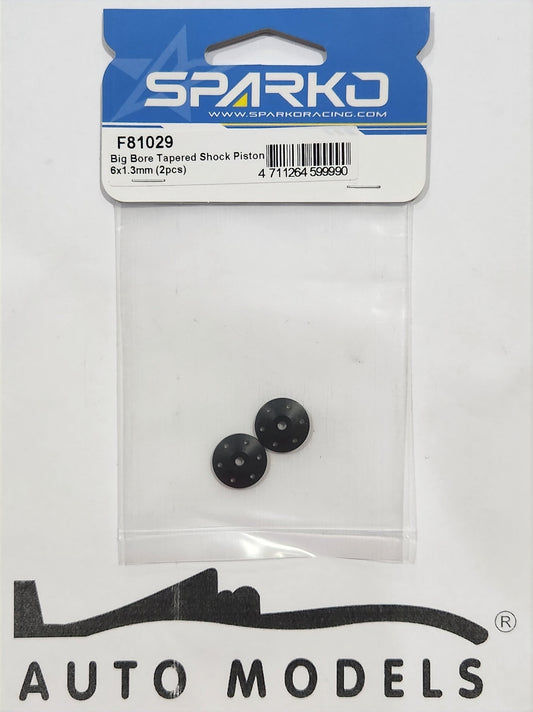 Sparko Racing Big Bore Tapered Shock Piston 6×1.3mm (2pcs)