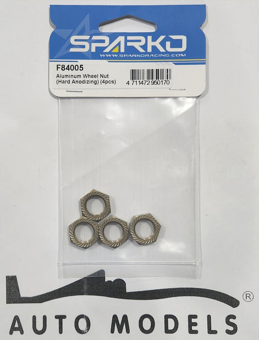 Sparko Racing Aluminium Wheel Nut (Hard Anodizing) (4pcs)