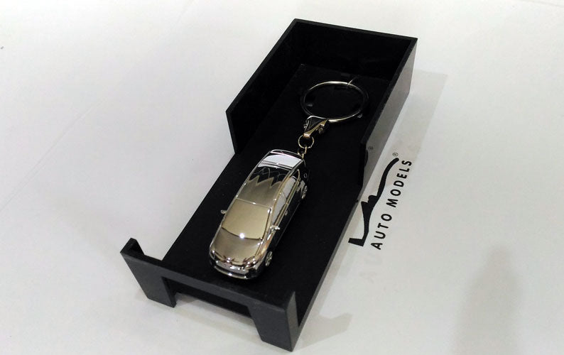 Autoart Toyota Prius Keychain Silver