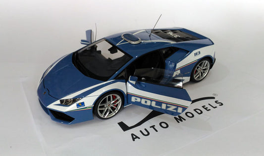 Autoart Lamborghini Huracan LP610 Police Car Blue