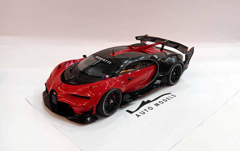 Autoart Bugatti Vision GT Italian Red/Black Carbon