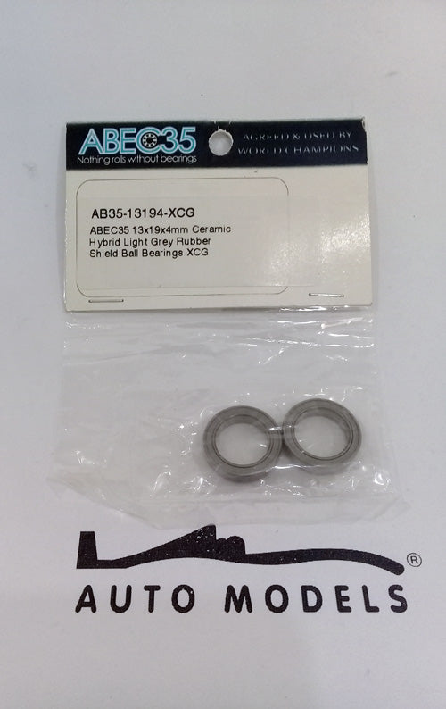 ABEC35 Bearing 13x19x4mm Ceramic Hybrid Light Grey Rubber Shield Ball Bearings