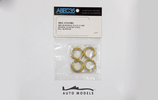 ABEC35 Bearing 15x21x4mm General Economy Steel Ball Bearings