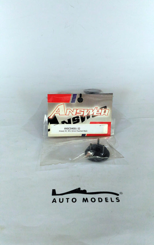Answer RC 32mm Fly Wheel-STD-Black. Xray,Kyosho,Mp9,AE RC8B/T