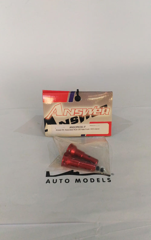 Answer RC Associated RC8 CVD Axle Front-Red (2pcs)