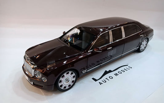 Almost Real Bentley Mulsanne Grand Limousine by Mulliner 2017 Burgundy