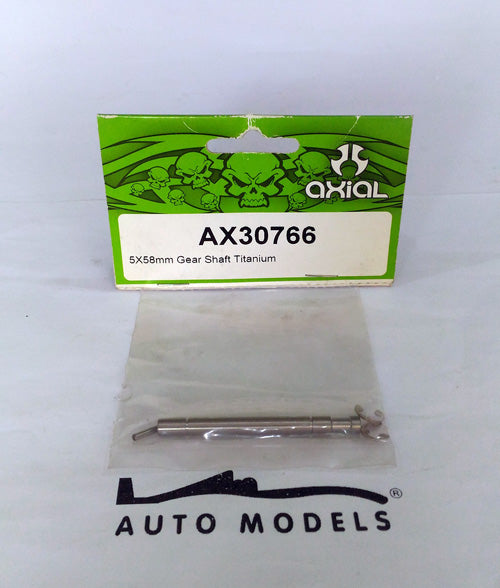 Axial Racing 5x58mm Gear Shaft (Titanium)