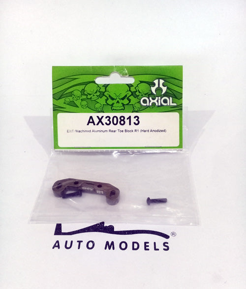 Axial Racing Exo Machined Aluminium Rear Toe Block R1 (Hard Anodized)