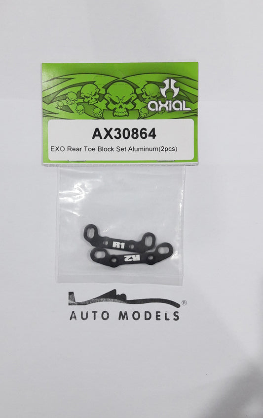 Axial Racing Exo Rear Toe Block Set Aluminium (2pcs)