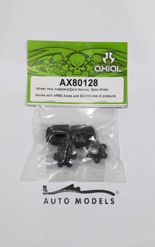 Axial Racing Wheel Hub Adapter (2pcs Narrow, 2pcs Wide)
