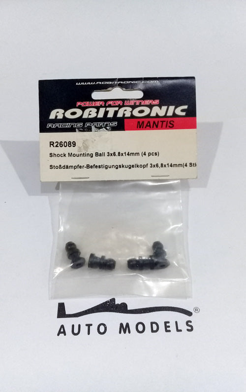 Robitronic Axial Shock Mounting Ball 3x6.8x14mm(4pcs)