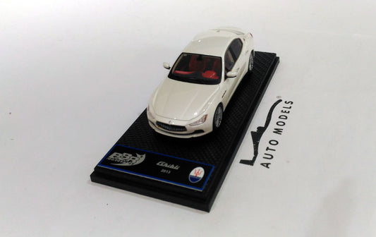 BBR Models Maserati Ghibli 2013 Bianco Alpi White