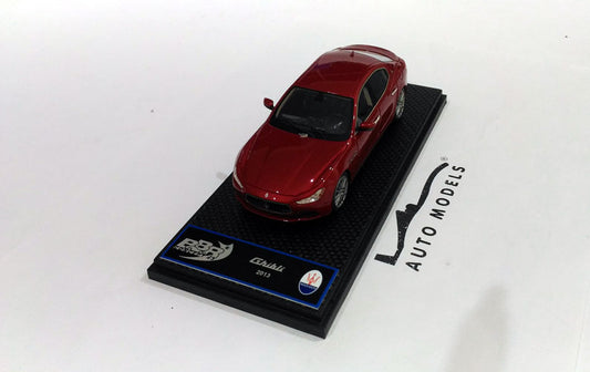 BBR Models Maserati Ghibli 2013 Rosso Energia Red