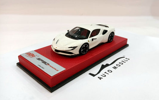 BBR Models Ferrari SF90 Stradale Bianco Avus