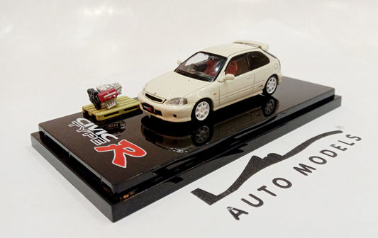 Hobby Japan Honda Civic Type R (GF-EK9) w/Engine White