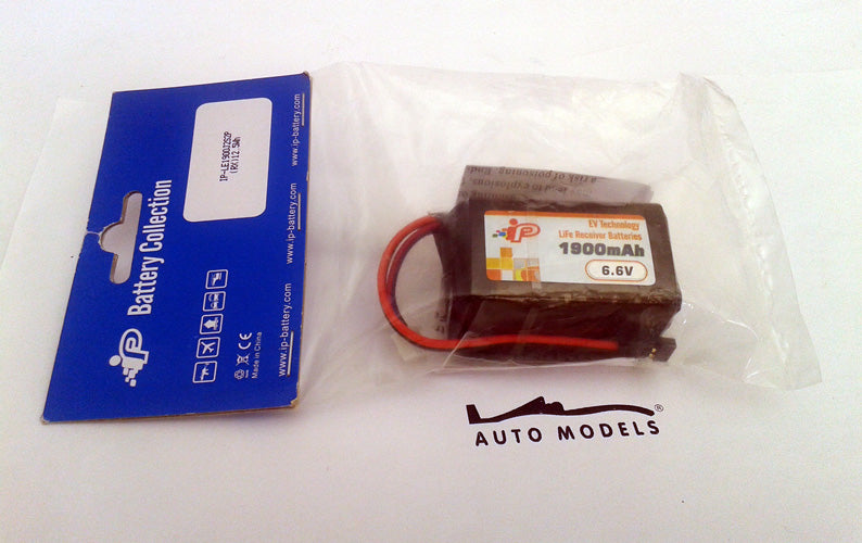 Intelect Power Battery 1900mAh 6.6V RX Humpack w/ Futaba Connector ...