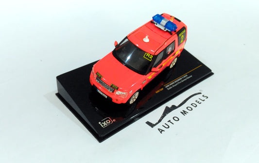 IXO Models Land Rover Discovery 4 2010 Dublin Airport Fire Service Rescue Orange