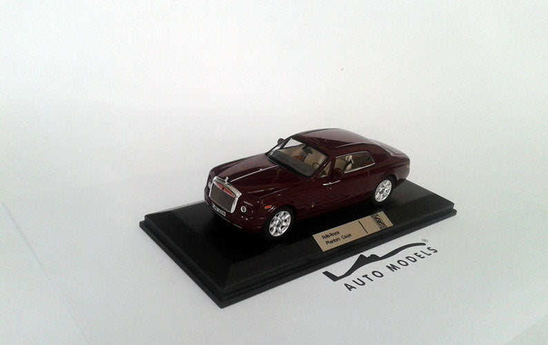 IXO Models Rolls Royce Phantom Coupe 2008 Maroon