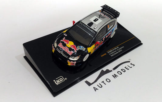 IXO Models Citroen C4 WRC No.8 Red Bulls Rally WM Raikkonen/Lindstrom Silver