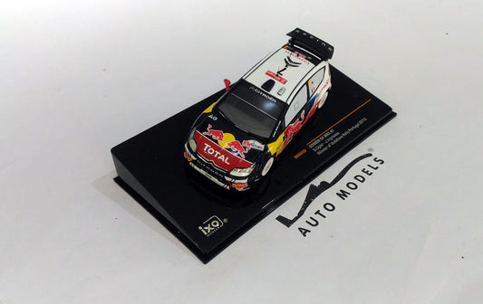 IXO Models Citroen C4 WRC #7 Rally Portugal 2010 White Redbull